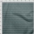thumbnail image 4 of oneOone Cotton Poplin Teal Green Fabric Ogee Sewing Craft Projects Fabric Prints By Yard 42 Inch Wide, 4 of 4