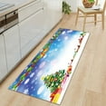 thumbnail image 1 of 40*60cm Christmas Area Rug Non-Slip Low Pile Carpet Rug Indoor Outdoor Runner Rug, Christmas Area Runners Door Mat Entry Rug FloorChristmas Vintage Area Rug Entryway Rug Machine Washable Rugs Red/Whi, 1 of 5