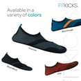 thumbnail image 4 of FITKICKS Classic Active Footwear Quick Dry Foldable Water Shoes, Charcoal (Men's), 4 of 9