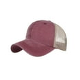thumbnail image 1 of FAIWAD Unisex Baseball Cap Workout Adjustable Classic Distressed Vintage Hat Mesh Running Trucker Hat, 1 of 1