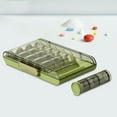 thumbnail image 1 of Pastillero Semanal Yinane Organizador de Vitaminas Verde, 1 of 8