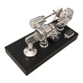 thumbnail image 3 of shamjina Engine Model Electricity Generator model Physics Science Education 8cmx17cmx9.5cm, 3 of 8