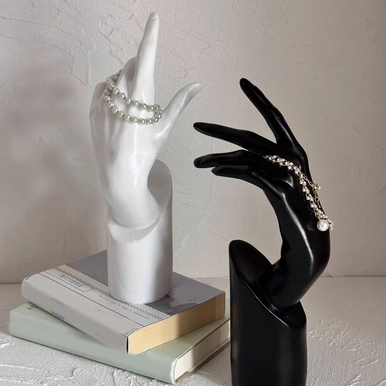 Elegant Female Hand Mannequin Jewelry Storage Display Stand Accessory for Necklace Showcasing Home Organization