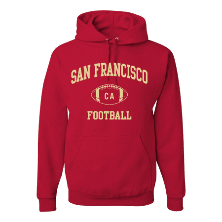 Wild Bobby American Football San Franciso City Hometown Pride Sports Graphic Hoodie Sweatshirt