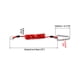 thumbnail image 5 of Cable de Seguridad para Frenos de Remolque Paquete de 4, Cable Enrrollable de 1.8 m QWORK, 5 of 6