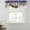 Purple, variant on Red Brown Tie Up Valance Curtains for Windows, Kitchen Curtains Window Treatments, Blue White Modern Rustic Neutral Graffiti Art Short Window Shades Valances for Bedroom Bathroom Cafe 54"x18"