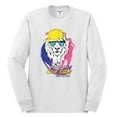 thumbnail image 2 of Funny Lion Tiger King Hey All You Cool Cats and Kittens | Mens Animal Lover Long Sleeve T-Shirt, White, Small, 2 of 3