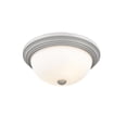 thumbnail image 5 of 4903-WH Millennium Lighting 2 Light Flush Mount-5.62 Inches Tall and 13 Inches Wide-White Finish, 5 of 7