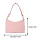 thumbnail image 3 of Bolso de hombro a cuadros para mujer, bolso informal con asa superior, bolso para axila, bolso elegante para chica, 3 of 7