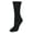 Black, variant on CTM Diabetic Crew Socks (3 Pair Pack) (Women)