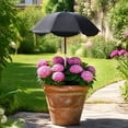 thumbnail image 5 of Plants Sun Shade Umbrella for Outdoor Plants Adjustable 25.6 Inch Canopy Cover for Potted Planters Garden Bed - Telescopic Pole with Ground Insert, Polyester Shade Cover for Vegetables Flowers, 5 of 6