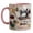 Pink, variant on Homellea Black Sewing Machine Ceramic Mug, 6.3 x 4.72 x 4.33 Inch Coffee Cup with Yarn and Stitching Pattern for Tea, Cocoa, Office Desk, Craft Room and Home