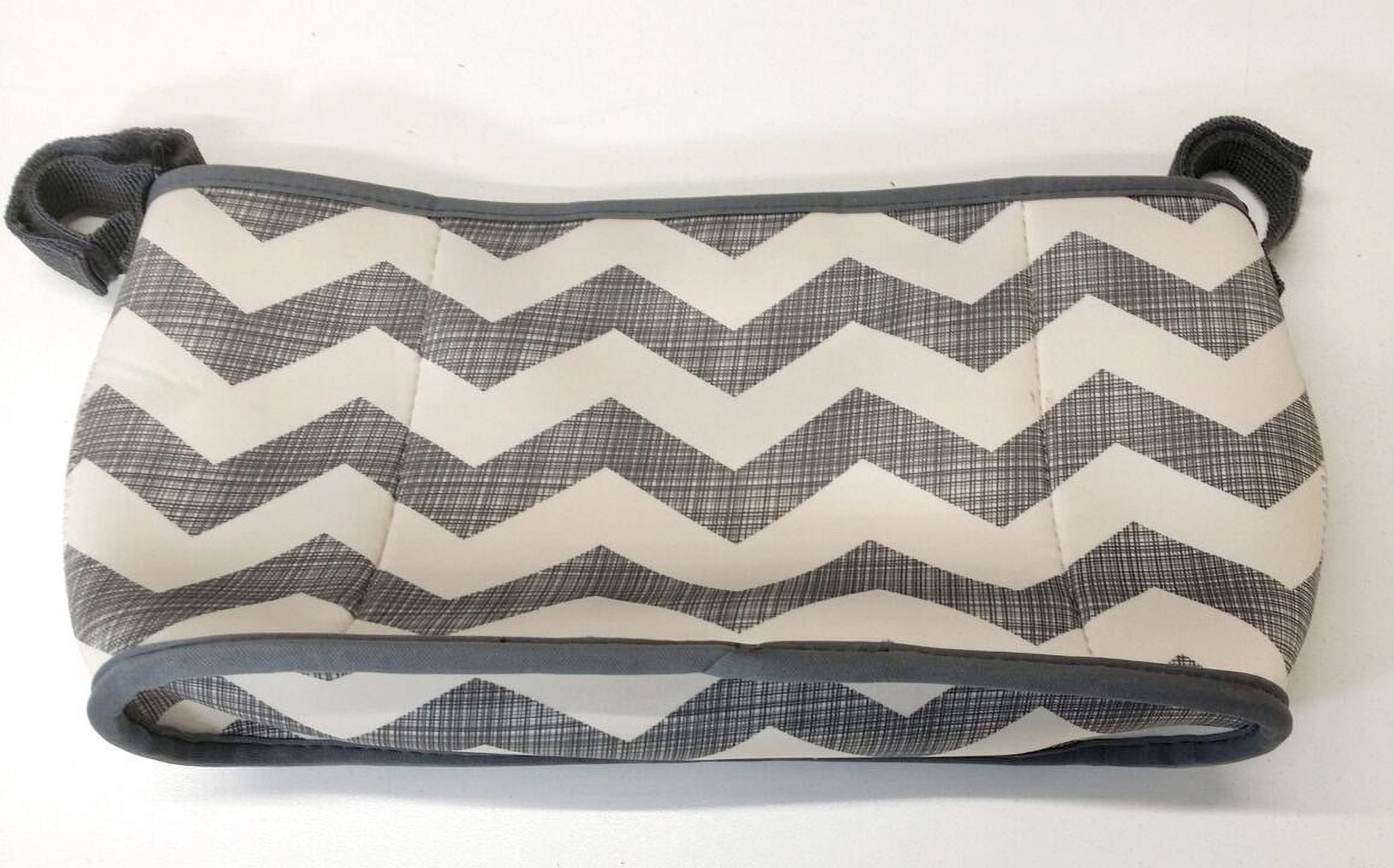 Skip Hop Grab-and-Go Stroller Organizer, Universal Fit, Chevron -Grey/Off White
