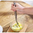 thumbnail image 3 of Household Kitchen Multifunctional Stainless Steel ruit Masher Potato Press Mashed Potato Propeller, 3 of 8