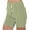 Yellow, variant on Lenpel Biker Shorts for Women Soft Striped High Waisted Stretch Workout Yoga Shorts Athletic Running Shorts