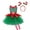 Green, variant on Kids Little Girls Sequin Tutu Christmas Holiday Santa's Elf Costume Xmas Festive Dress Pant Hat Outfits