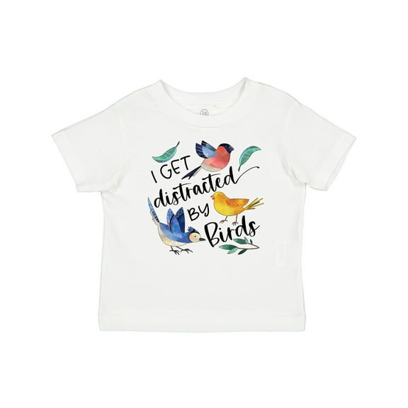Inktastic I Get Distracted by Birds Boys or Girls Baby T-Shirt