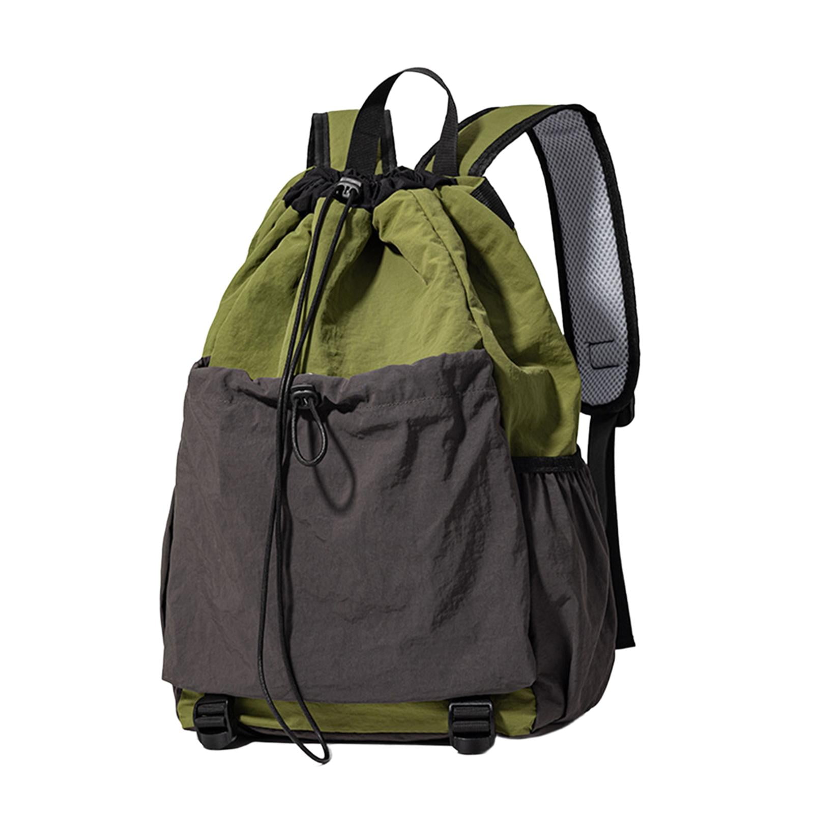 GARENDE Drawstring Backpack Badminton Backpack Daypack Professional Tennis Racket Bag Racquet Carrying Bag for Pickleball Gym Fitness Green