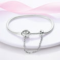 thumbnail image 2 of MULA 925 Sterling Silver Snake Chain Bracelet DIY Charms Bracelet for Women Girls Gifts for Her, 2 of 5