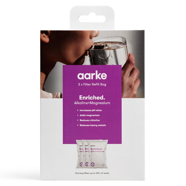 Paquete de 3 gránulos de recarga de filtro enriquecidos para el purificador Aarke
