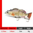 thumbnail image 1 of lure Robotic Swimming Lure USB Rechargeable LED Light Multi Jointed Swimbait Inteli Self-Propelling Electric Fishing Tackle, 1 of 5