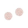 Blow Rose Goldtone Stud Earrings
