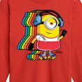thumbnail image 3 of Despicable Me Minions - Retro Rainbow Skater - Toddler & Youth Long Sleeve Graphic T-Shirt, 3 of 5