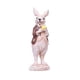 thumbnail image 2 of Easter Bunny Decorations Resin Figurine Ornament Brown Gold Silver Blue Yellow 1pc 7.87in Tabletop Statue Living Room Home Décor Gift 270g, 2 of 9
