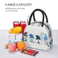 thumbnail image 5 of Salouo Snow Gnome for Winter for Insulated Lunch Bag for Women/Men - Leakproof Cooler Tote Bag Organizer - Reusable Lunch Box for Office Picnic Hiking Beach-One Size, 5 of 6