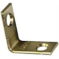 thumbnail image 2 of National Hardware V115 Series N190-819 Corner Brace, 1 in L, 1/2 in W, 1 in H, Steel, Brass, 0.07 Thick Material, 2 of 4