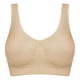 thumbnail image 1 of Gibobby Sujetador de mujer cómodo, Sexy, sin costuras, de doble capa, ajustable, para Yoga, deportivo, de talla grande, sin anillo de Brasier mujer busto(Beige,M), 1 of 4