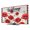 Poppy Red, Black, White, Green, variant on Red Poppy Welcome TV Cover for 24 Inch Screen, Stretch Fabric Dustproof TV Display Protector, Floral Black Buffalo Plaid Wooden Elastic Slipcover Monitor Cover for Indoor Desktop Computer 20.9"x11.8"