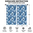 thumbnail image 2 of Blackout Kids Curtains,Blue Camouflage Bigfoot Pattern Childrens Insulated Curtains Set Of 2,Bedroom Essentials,Toddler Room Decor 42x84in(106x213cm), 2 of 5