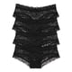 thumbnail image 1 of Ropa interior Victoria's Secret Lace Cheeky para mujer, color negro (L), 1 of 5