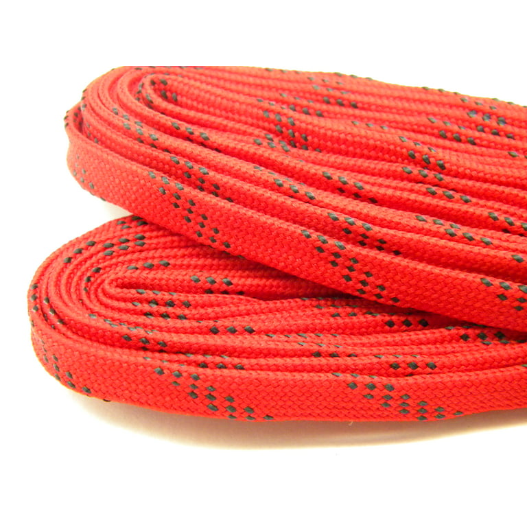 Red Thick Rope Shoelaces – Looped Laces