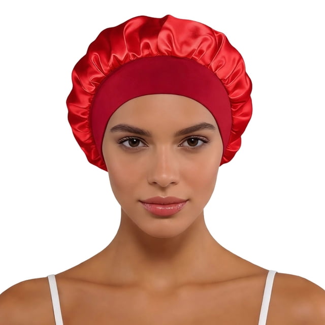 Bucket Hat For Home And Leisure With Satin Wide Brim Classic Style Suitable For All Seasons Travel Sleep Cap Fashion Accessory