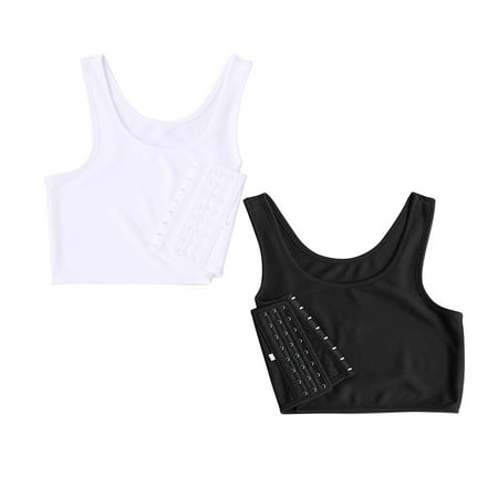 Ploknplq Bra Tank Tops for Women sports Bras gym Bra sports Bra Tank Top sleeveless Women Short Solid Vest Fashion Tank Tops Chest Compression Women s Blouse camisole Bra Gray M Red S