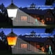 thumbnail image 4 of Luz decorativa solar para exteriores, luz de pared intermitente decorativa 2 en 1, del anochecer al amanecer, 87 sensores de movimiento LED, resistente al agua al aire libre, apto para fiestas, jardi JAMW Sencillez, 4 of 5
