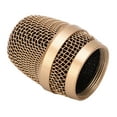 thumbnail image 4 of Microphone Ball Head Mesh, Gold Anti Dent Grille Microphone Mesh Cover Standard Thread  For Karaoke, 4 of 8