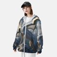 thumbnail image 3 of Balery Mountain White Dragon Men's Women's UPF 50+ Sun Protection Lightweight Hoodie Performance Long Sleeve Shirt for Fishing Running-X-Large, 3 of 7