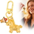 thumbnail image 2 of Golden Keychain Horse, Blessing Keychain, Pendant for Keys, Decorative Keychain Horse, Horse Keychain Gift, Festive Horse Keychain, New Year Decor Keychain, Key Ring Pendant,Golden Ornament Keychain, 2 of 7