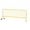 Yellow, variant on Vestil Manufacturing PRAIL-102-HD-G-WF Heavy Duty Galvanized Barrier with 1 Wheel & 1 Flat Foot