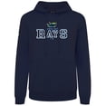 thumbnail image 2 of Men's Levelwear  Navy Tampa Bay Rays Podium Journey Hoodie, 2 of 3