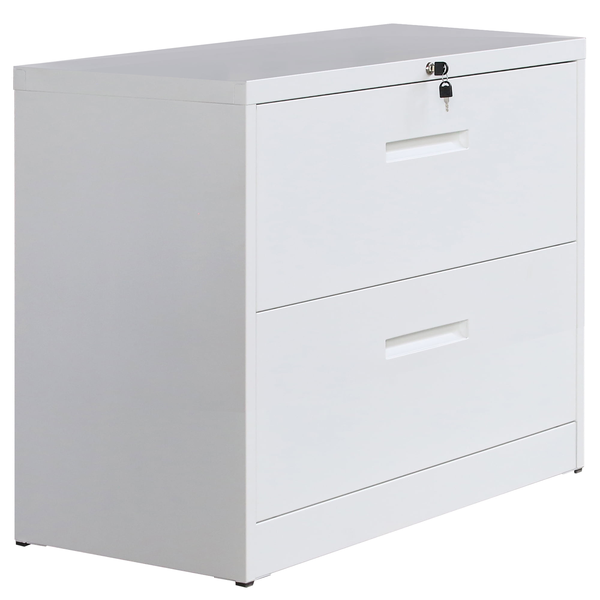 2 Drawer Filing Cabinet Modern, Contemporary Lateral File Cabinets