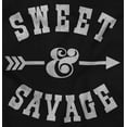 thumbnail image 2 of Sweet Savage Cute Sassy Attitude Gym Women's Graphic T Shirt Tees Brisco Brands S, 2 of 5