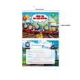 thumbnail image 3 of Thomas and Friends Invitations Cards Stock Bulk Birthday Invite Fill-in Party Supplies Decorations for Boys Girls, 3 of 3
