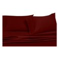 thumbnail image 1 of Royal Hotel Bedding Solid Burgundy Split-King: Adjustable King Bed Size Sheets, 5PC Bed Sheet Set, 100% Cotton, 300 Thread Count, Sateen Solid, Deep Pocket, 1 of 4