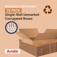 thumbnail image 3 of Box Partners Flat Corrugated Bxs,24x24x4,Kraft,10/BDL - BXP 24244, 3 of 6