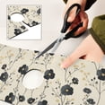 thumbnail image 6 of Yayeee Faucet Mat for Kitchen Sink 14.7" Diatomite Long Splash Guard Pad, Small Black Flowers, 2 Pack, 6 of 7
