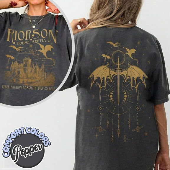 Simple Fit Xaden Riorson House Shirt, Fourth Wing Shirt, Dragon Rider Bookish, Iron Flame Shirt, Basgiath War College, Violet Sorrengail